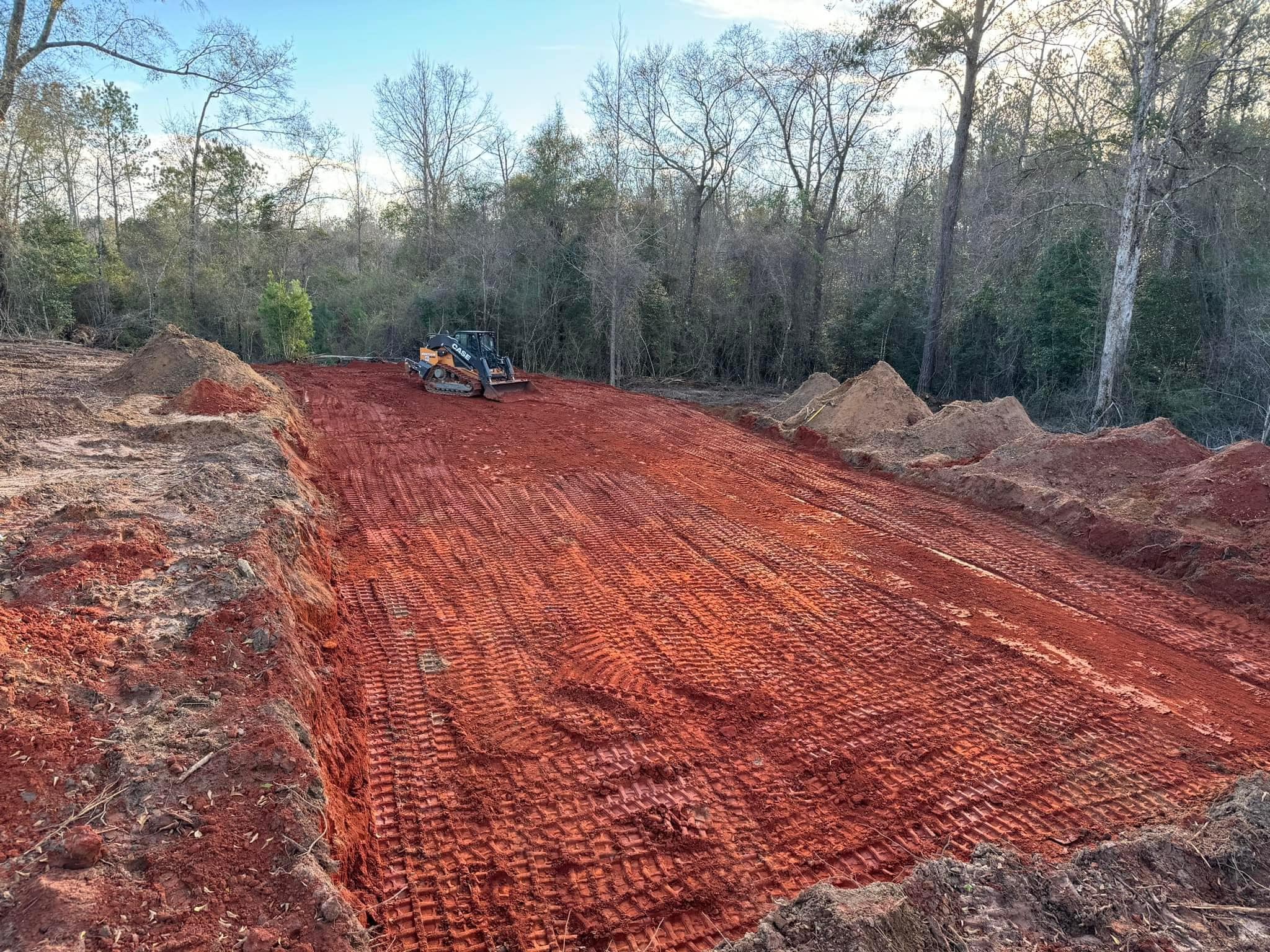 Large scale dirt work and site preparation